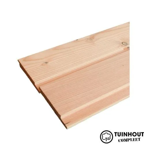 Douglas plank channelsiding 18 x 145 mm WB 135 mm