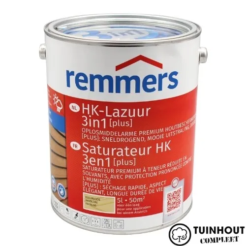 Remmers HK-Lazuur 3 in 1 plus kleurloos