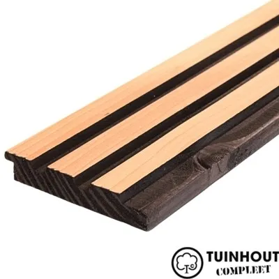 Douglas Rhombusprofiel Triple 25 x 140 x 2450 mm WB 130 mm - ACTIE
