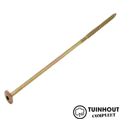 Schotelkopschroef geel verzinkt 8.0 per stuk