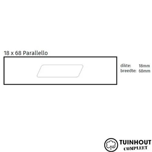 Thermo Ayous Rhombus 18 x 68 mm