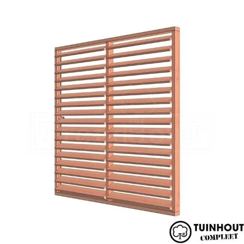 Louvre paneel horizontaal draaibaar 2230 x 2200 mm