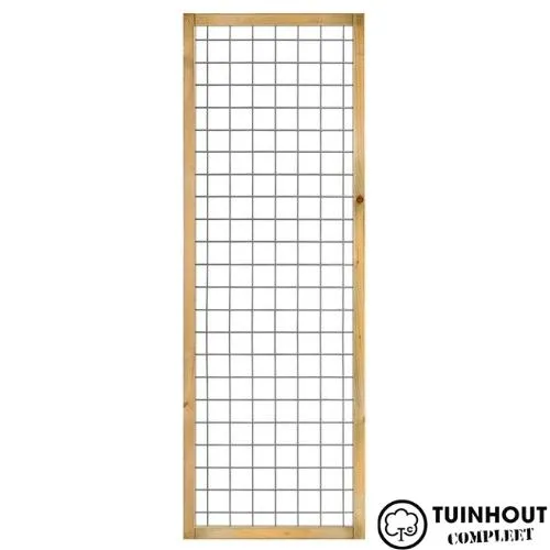 Gaasschutting met grenen kader 45 x 45 mm geïmpregneerd