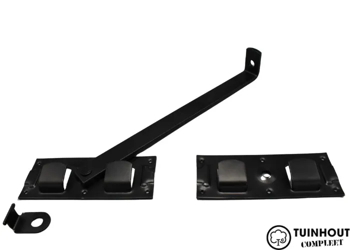 Overslaggrendel zwart 45 cm