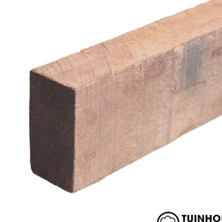 Hardhouten regel  50 x 100 mm Azobé / Angelim vermelho ruw bezaagd