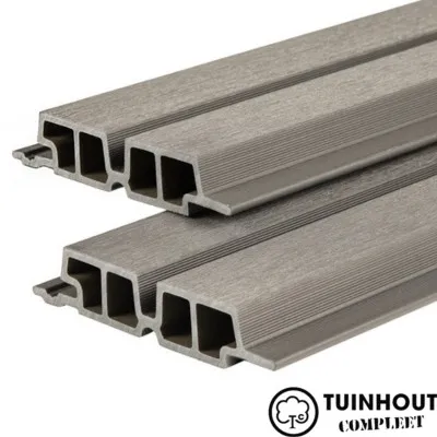 Composiet Dubbel Profiel Lichtgrijs 33 x 170 mm