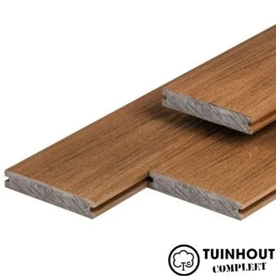 Composiet Vlonderplank Teak massief 23 x 138 mm