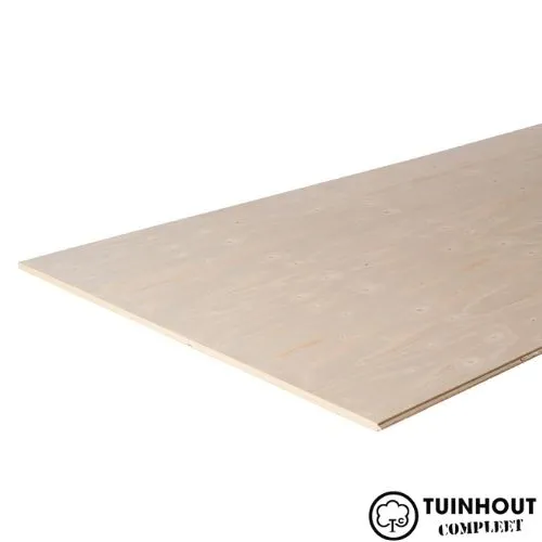 Fins Vuren 244 x 122 cm dikte 18 mm 2-zijdig tand en groef