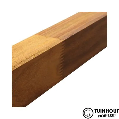 Hardhouten Okan regel 40 x 60 mm 3900 mm Geschaafd