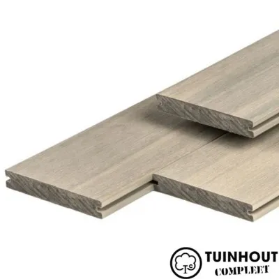 Composiet Vlonderplank Lichtgrijs massief 23 x 138 mm