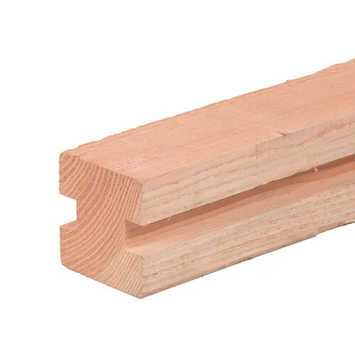 Douglas tussenpaal 120 x 120 mm