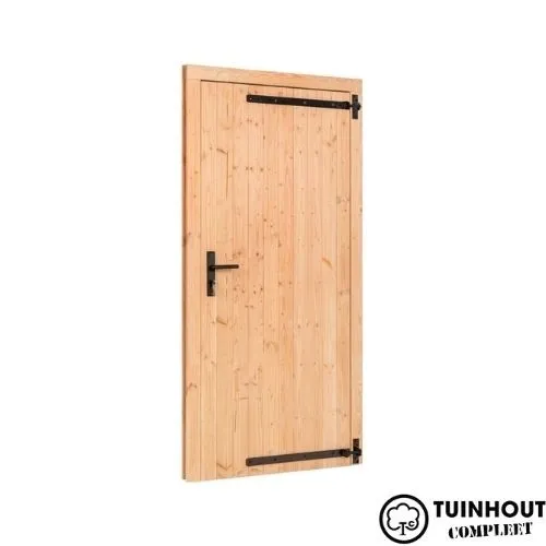 Douglas enkele dichte deur 1000 x 2050 mm rechtsdraaiend