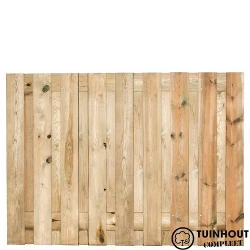 Tuinscherm grenen Vasse 180 cm breed geïmpregneerd verticaal