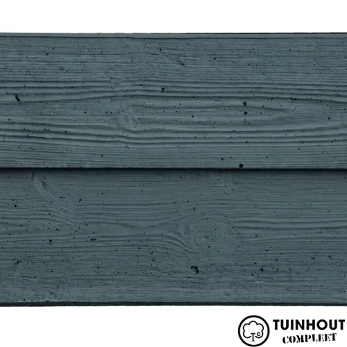 Motiefplaat antraciet 48 x 260 mm 184 cm lang rabat houtmotief