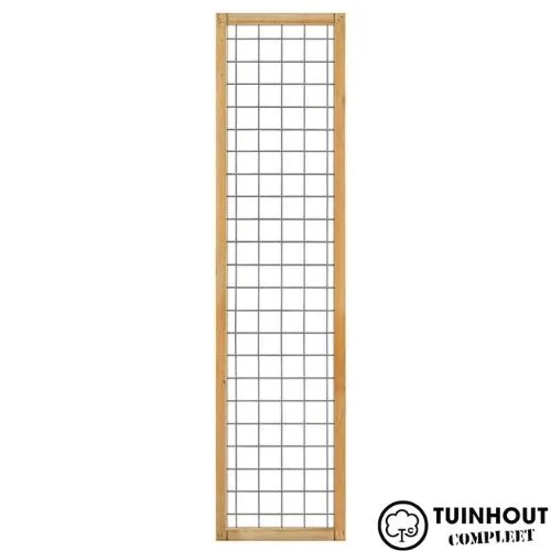 Gaasschutting met grenen kader 45 x 45 mm geïmpregneerd
