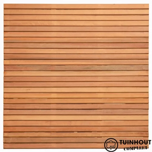 Tuinscherm hardhout Rhombus Wichmond 180 x 180 cm geïmpregneerd horizontaal