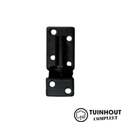 Plaatduim 100 mm zwart