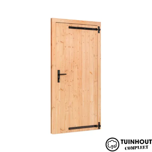 Opgeklampte dichte deur douglas rechtsdraaiend 1000 x 2050 mm