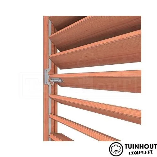 Louvre paneel horizontaal draaibaar 2230 x 2200 mm