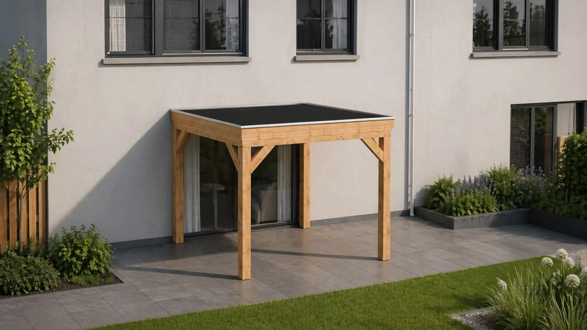 Douglas aanbouwveranda - Comfort zonder overstek