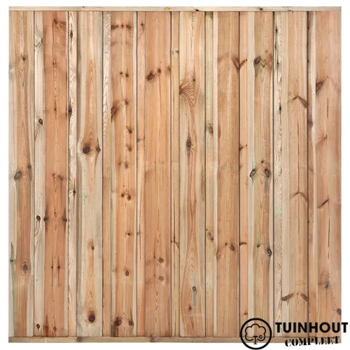 Tuinscherm grenen Monaco 180 x 180 cm geïmpregneerd verticaal