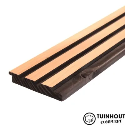 Douglas Rhombusprofiel Triple 25 x 140 mm WB 130 mm - Two-tone Zwart/Douglas