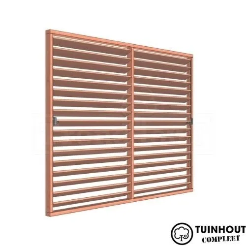 Louvre paneel horizontaal draaibaar 2760 x 2200 mm