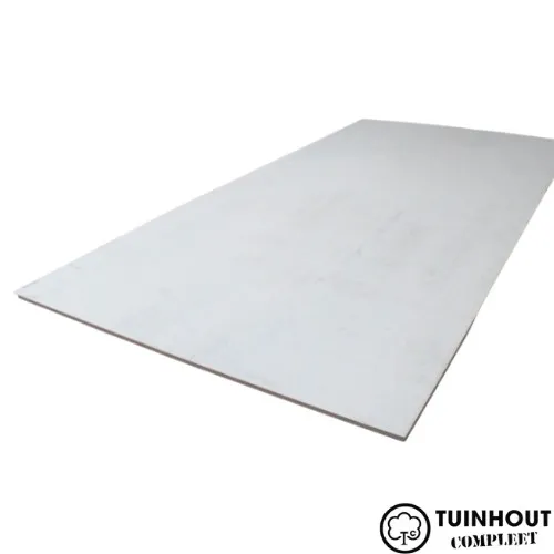 Okoumé plaatmateriaal 250 x 122 cm dikte 18 mm Wit gegrond FSC