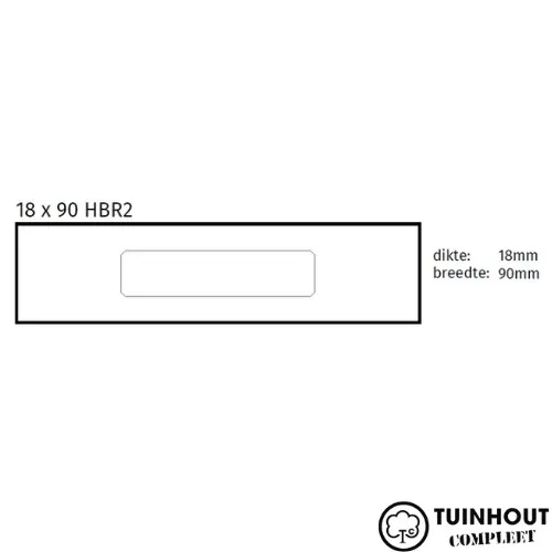 Thermo Ayous Planken 18 x 90 mm