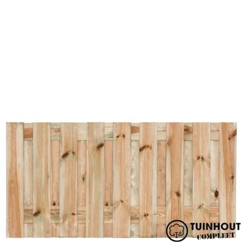 Tuinscherm grenen Vasse 180 cm breed geïmpregneerd verticaal