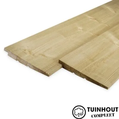 Vuren Zweeds rabat geïmpregneerd 18 × 145 mm WB 135 mm