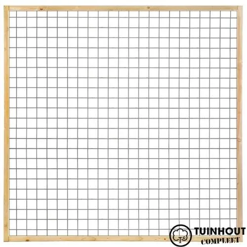 Gaasschutting met grenen kader 45 x 45 mm geïmpregneerd