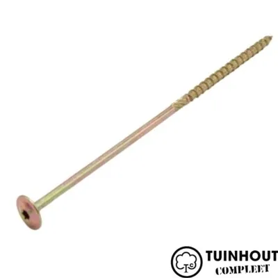 Schotelkopschroef geel verzinkt 8.0 per stuk