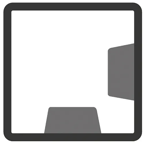 Paal antraciet diamantkop 10 x 10 cm IJssel-serie