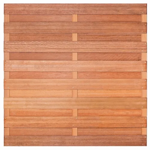 Tuinscherm hardhout Bronkhorst 180 x 180 cm horizontaal