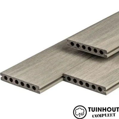 Composiet Vlonderplank Lichtgrijs semi-massief 23 x 138 mm