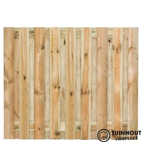 Tuinscherm grenen Vasse 180 cm breed geïmpregneerd verticaal