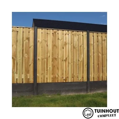 Tuinscherm geïmpregneerd grenen 21 planks