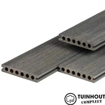 Composiet Vlonderplank Donkergrijs semi-massief 23 x 138 mm