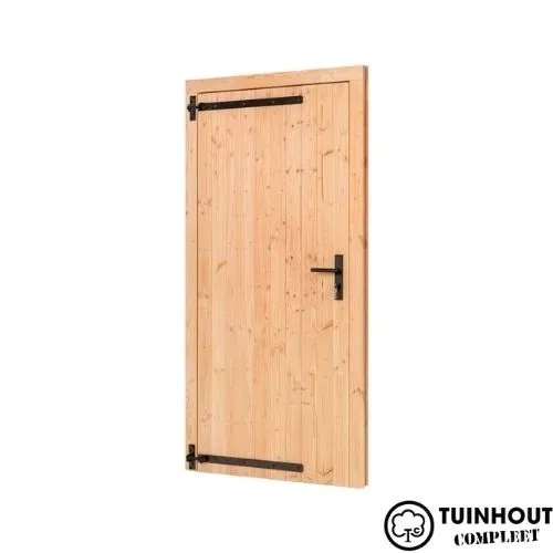 Opgeklampte dichte deur douglas linksdraaiend 1000 x 2050 mm